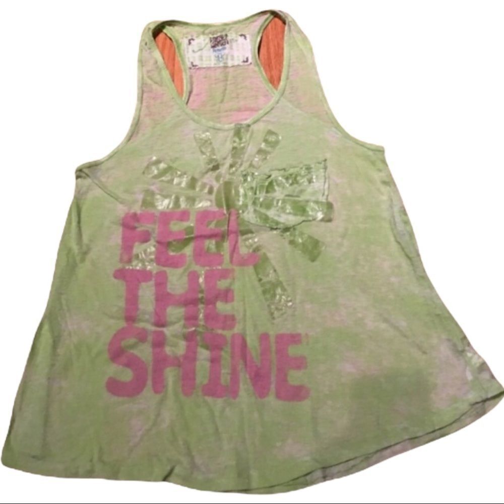 Green burnout tank 